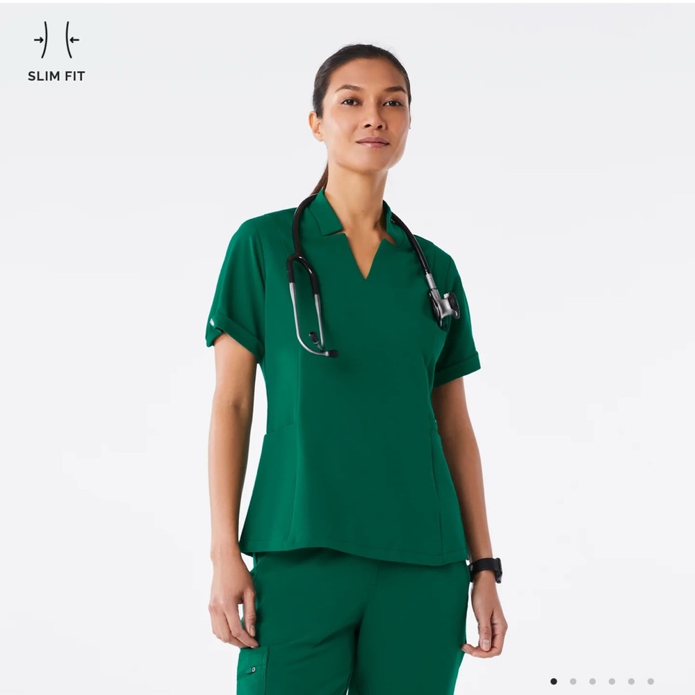 Figs Inala Slim Scrub Top L